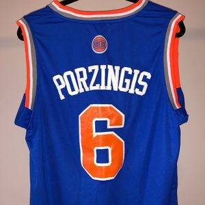 PORZINGIS ADIDAS KNICKS JERSEY